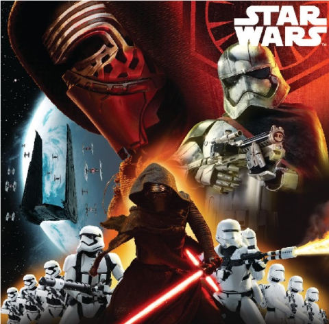 Star Wars díszpárna (vákumcsomagolt, 38*38 cm)