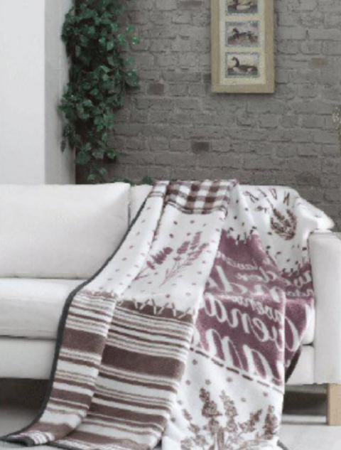 ROVITEX  - CANSAS mintás takaró/pléd - több színben (150*200 cm)