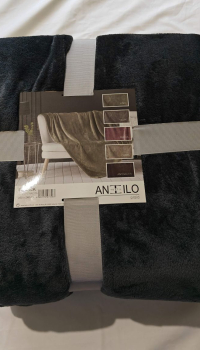 PATRICK ANTRACITA kétszemélyes pléd (220*240)